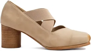 Women's Ballet High Heels Closed Square Toe Women's Lace-up High Heel Sandals Mary Jane Shoes Elegant Party Shoes