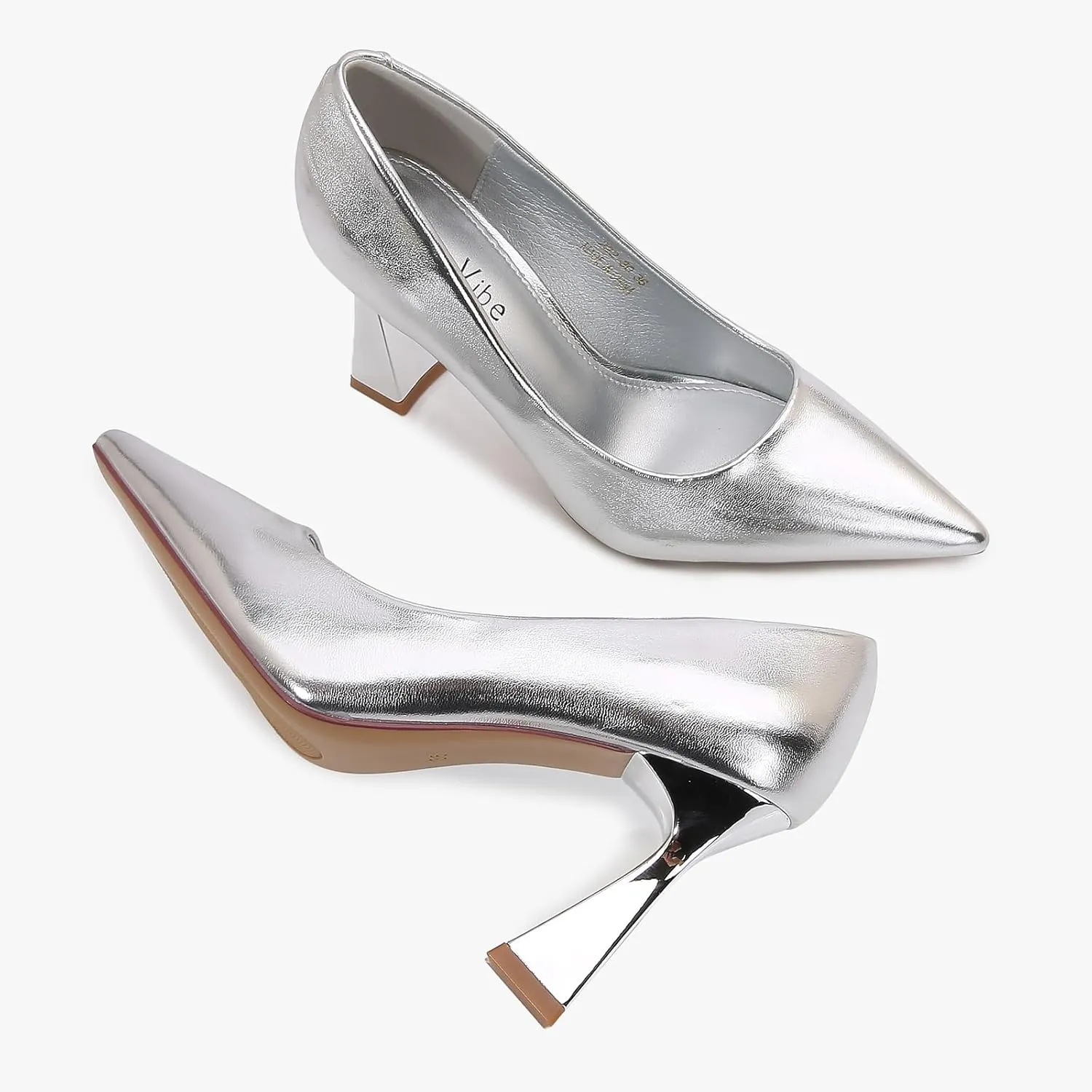 Women’s Bow Pumps Elegant Pointed Toe Dress Heels with Sculpted Flared Heel, Perfect for Weddings, Evening Events & Formal Occasions