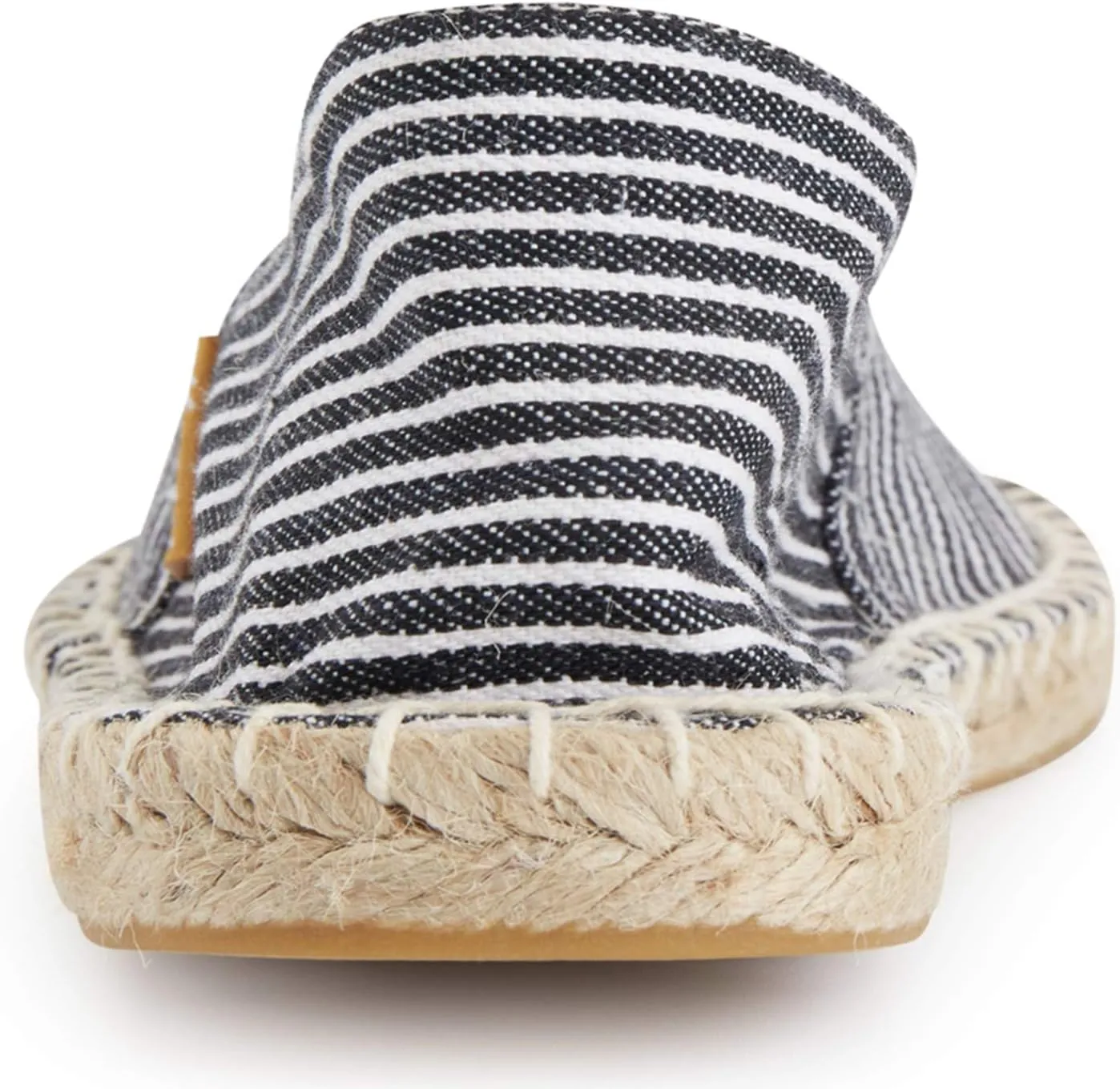 Women's Breathable Canvas Stripe Slip on Flat Espadrilles