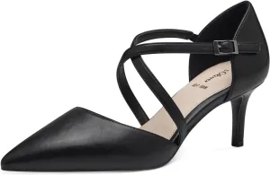 Women's Elegant Pointed Toe Pumps with Straps
