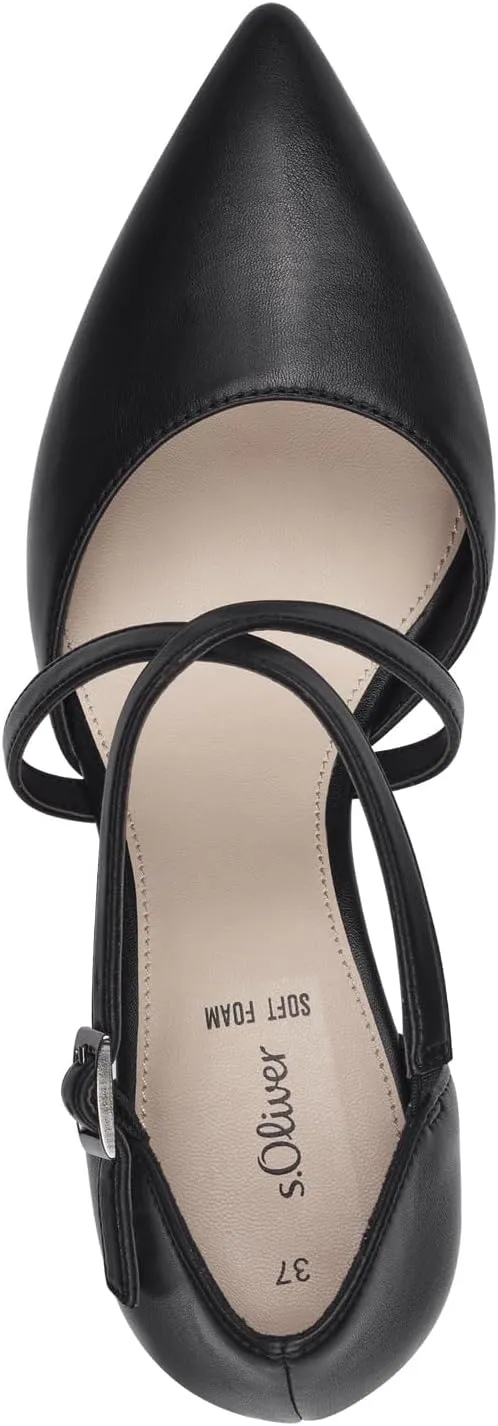 Women's Elegant Pointed Toe Pumps with Straps