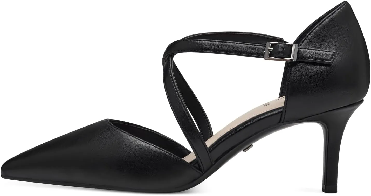 Women's Elegant Pointed Toe Pumps with Straps