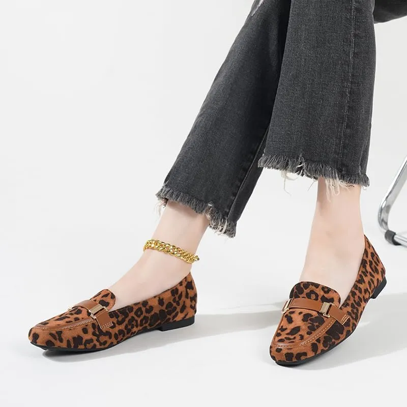 Women's Flats Comfortable Dressy Casual Work Flats Breathable Slip On Walking Shoes
