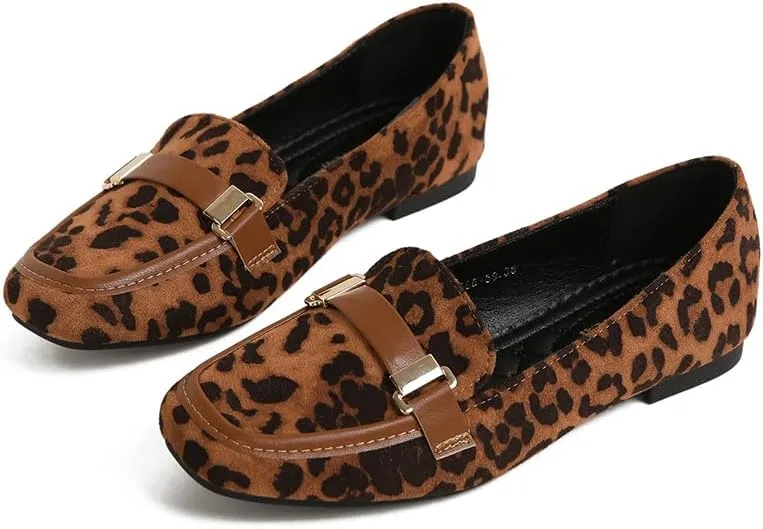 Women's Flats Comfortable Dressy Casual Work Flats Breathable Slip On Walking Shoes