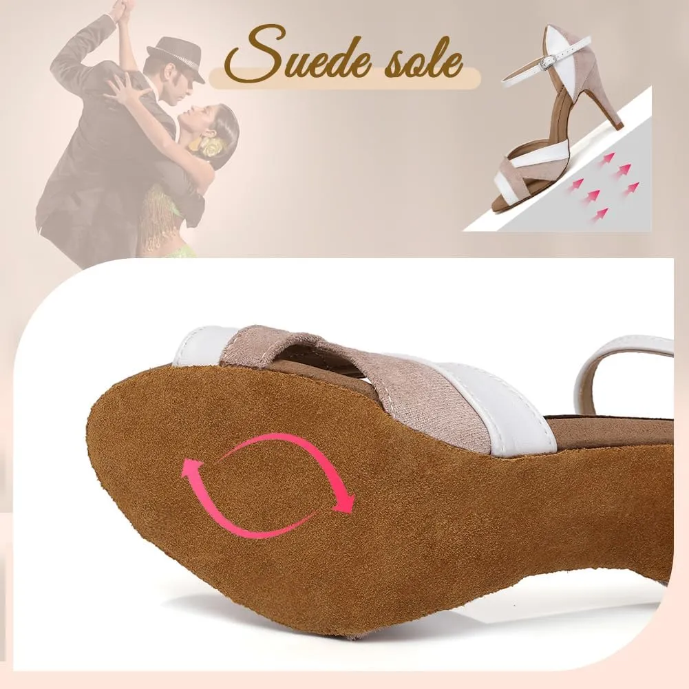 Women's Latin Salsa Elegant Ballroom Dance Shoes for Party Performance