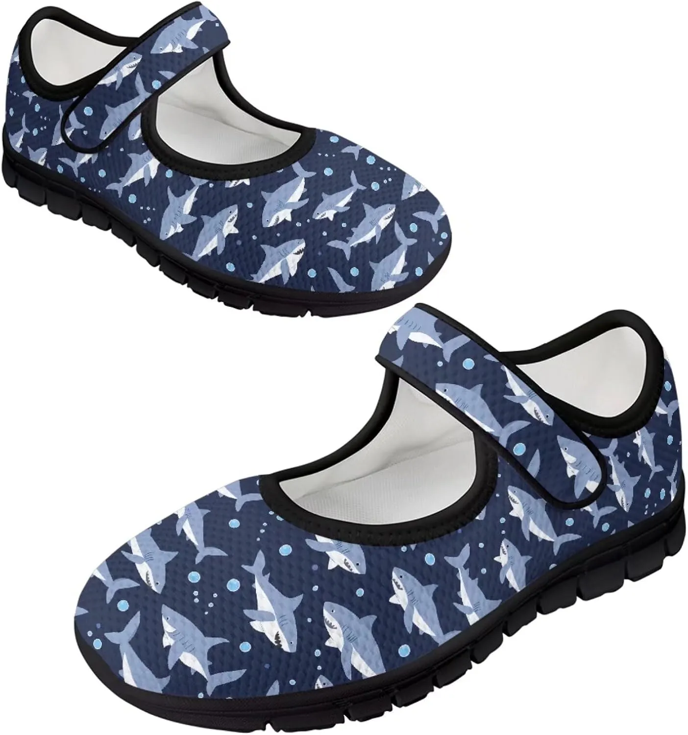 Women's Mary Jane Shoes Animals Print Walking Shoes Flat Breathable Non Slip Sneaker