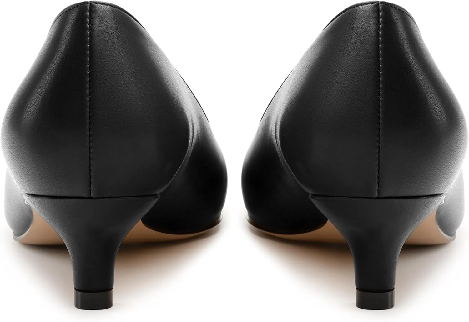 Women's Pumps Shoes Kitten Heels for Women Elegant Pumps Heart Shape Metal Pumps Heels
