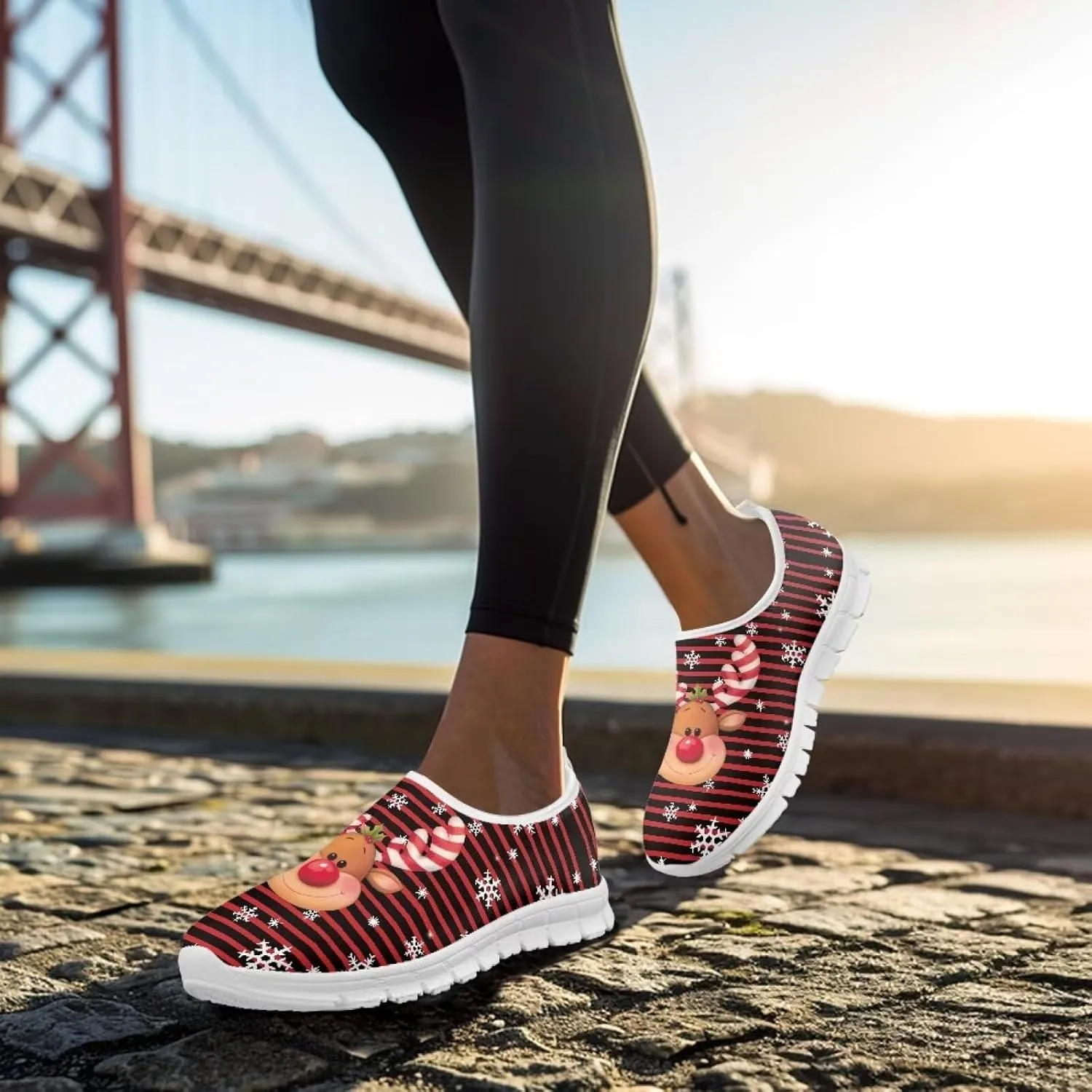 Women's Slip On Loafers Soft Comfort Causal Walking Shoes Low Top Non Slip Outdoor Sports Running Sneakers US 5.5-11.5