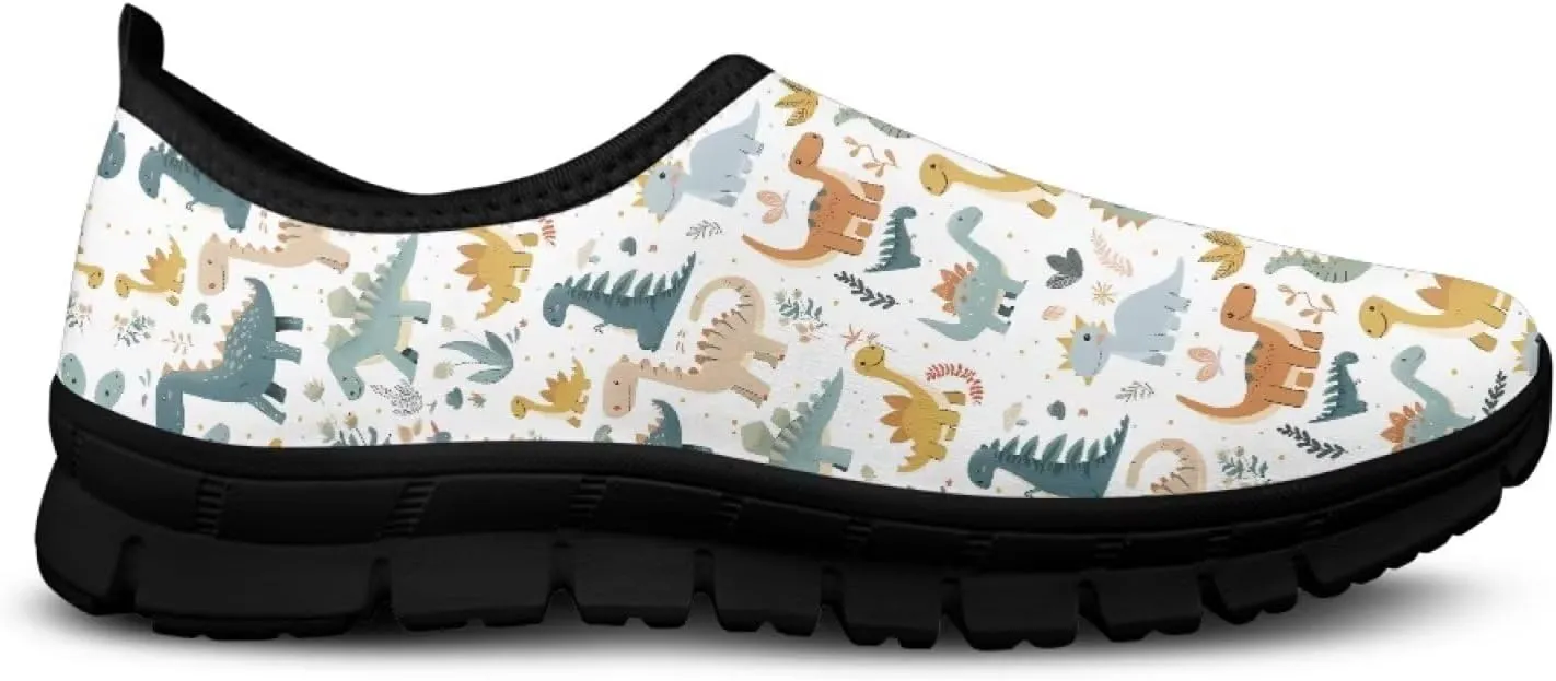 Women's Slip On Shoes Casual Low Top Flat Sneakers Non-Slip Comfort Breathable Footwear for Walking Tennis