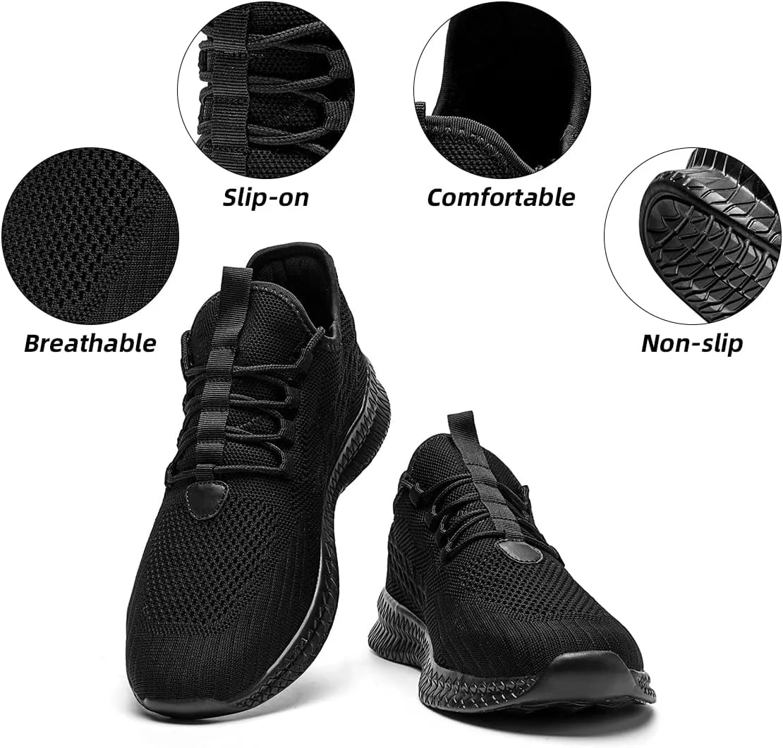 Womens Slip On Walking Shoes Ultra Light Breathable Running Comfortable Casual Fashion Sneakers Mesh Gym Workout Sports
