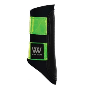 Woof Wear Hi Viz Lime Reflective Club Brushing Boot