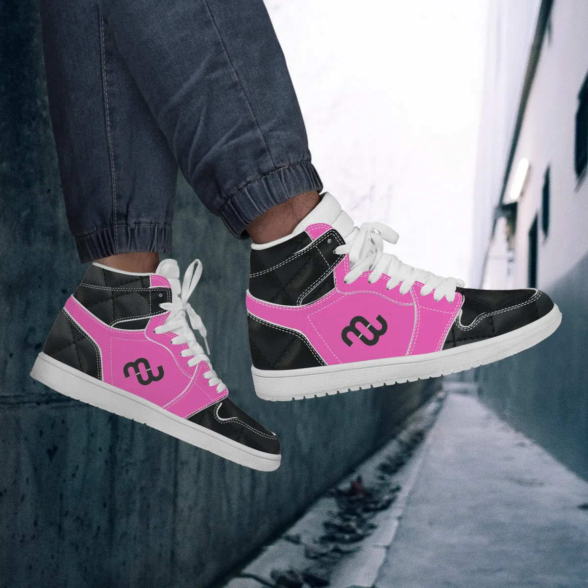 Worldwide coverage Synthetic High D17 Sneaker Top Leather Money Spring deal Bushae