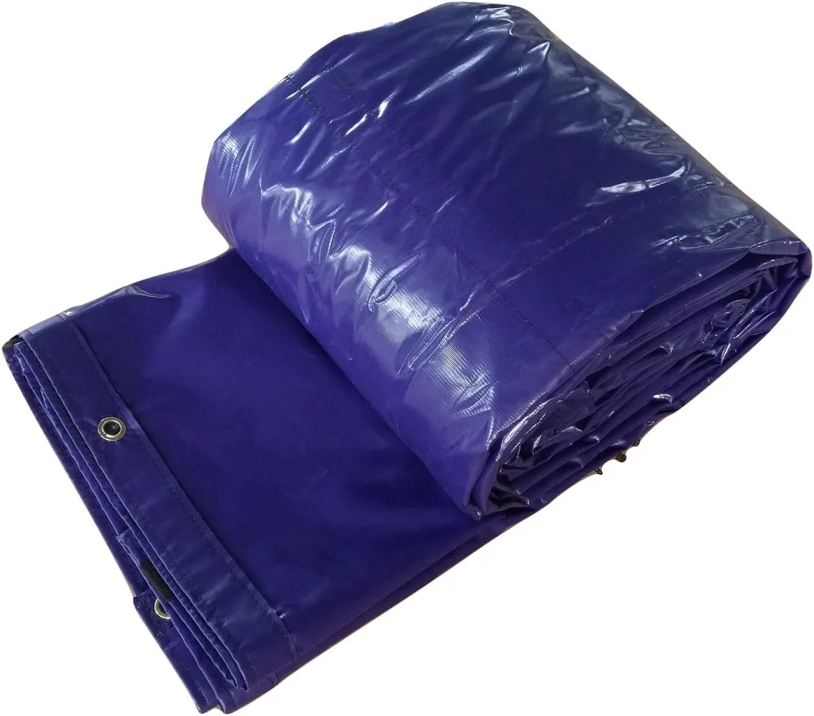 XTARPS 26' x 30' Flatbed Truck Tarp - Light Weight Machinery Tarp, Purple