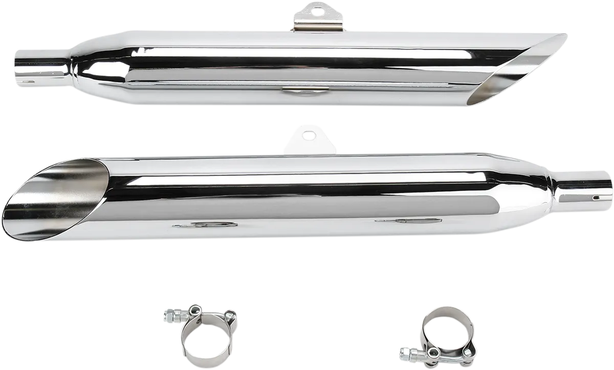 Yamaha V-Star 1100 Exhausts 2006-2009 Cobra Slashcut Mufflers 2173SC