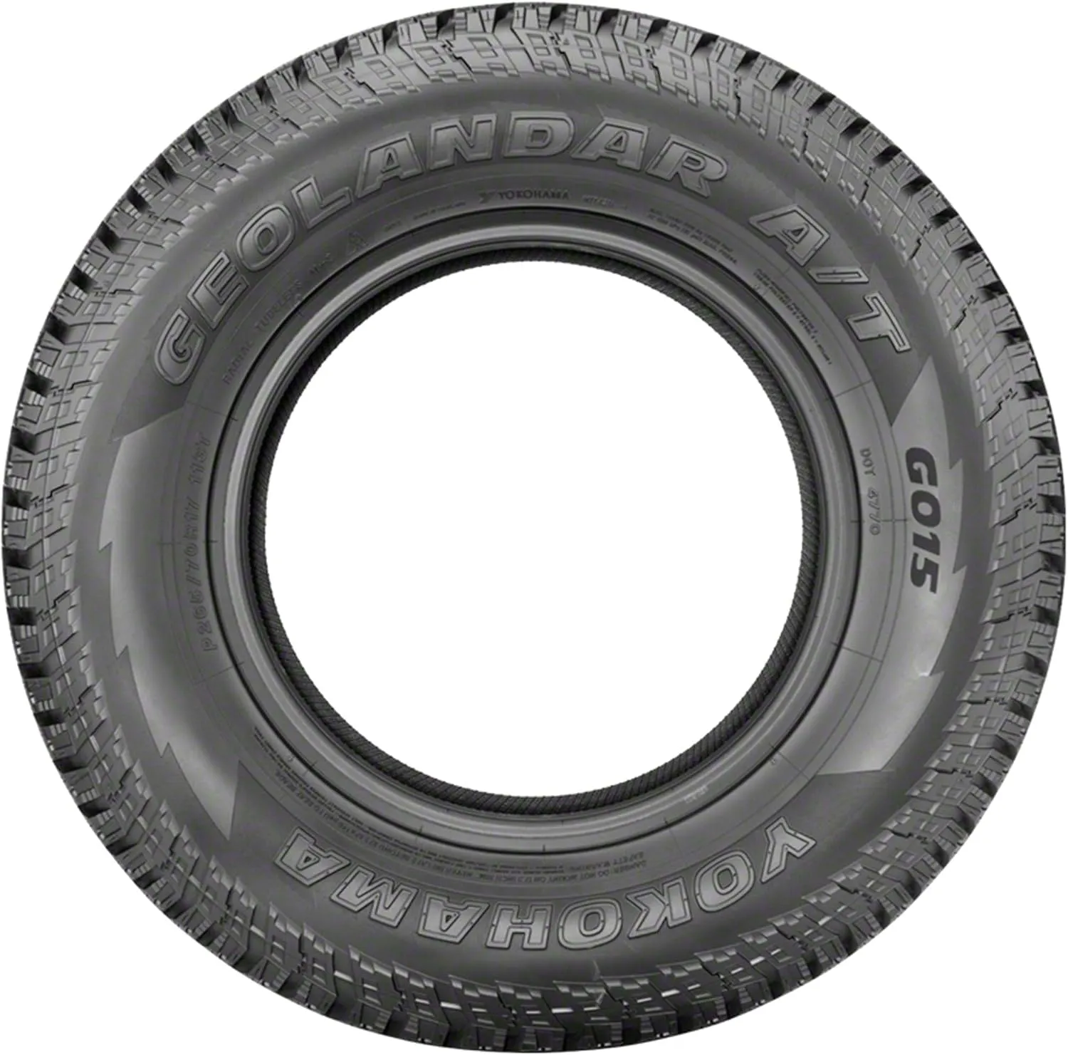 Yokohama Geolandar AT G015 P265/70R17 113T Light Truck Tire