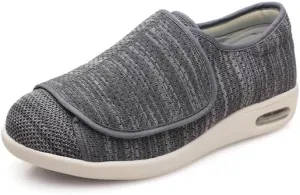 youyun Diabetic Shoes for Elderly Wide for Women Walking Shoes Adjustable Closure Breathable Lightweight Width X-Wide Non Slip Air Cushion Sneakers for Swollen Feet Edema