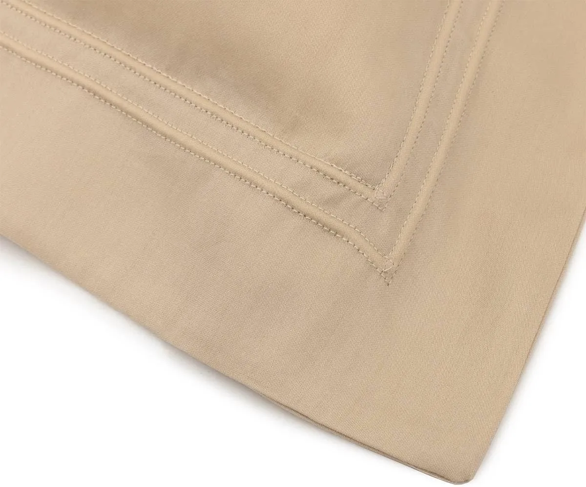 Yves Delorme Triomphe Dune Boudoir 12 x 17 in Sham - Extra Soft and Warm Luxury Sheets, 100% Natural Organic French Bed Linens - Breathable and Durable