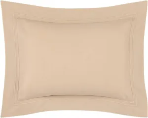 Yves Delorme Triomphe Dune Boudoir 12 x 17 in Sham - Extra Soft and Warm Luxury Sheets, 100% Natural Organic French Bed Linens - Breathable and Durable