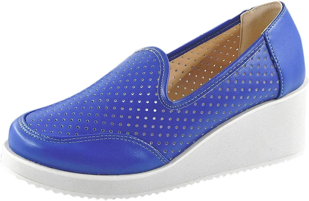 ZBYY Women's Fashion Sneakers,Summer Platform Sandals Casual Slip on Hollow Breathable Sneakers Outdoor Sport Shoes