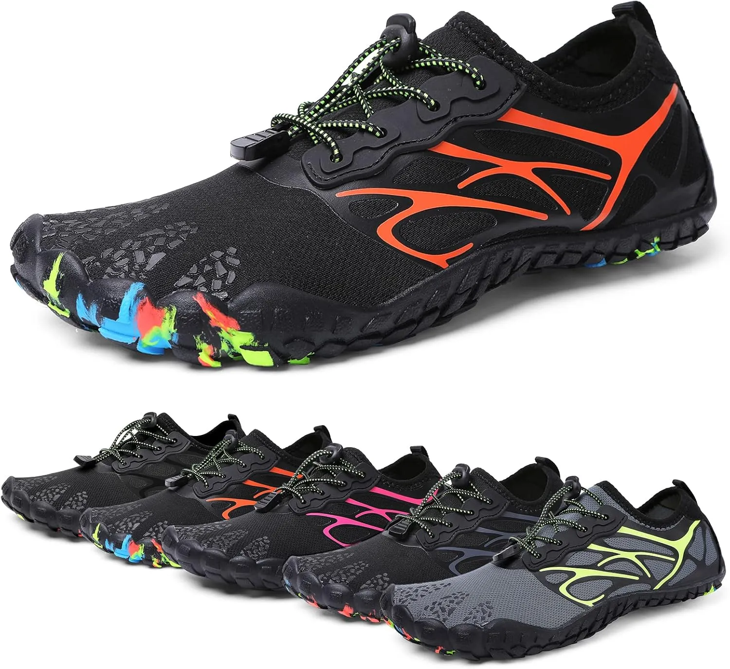 ziitop Water Shoes for Men Women Beach Barefoot Swim Rock Climbing Pool Shoes Socks, Anti-Slip Breathable Quick Dry Lightweight Slip-on, Outdoor Sport Hiking Walking Boating Fishing Diving Surfing
